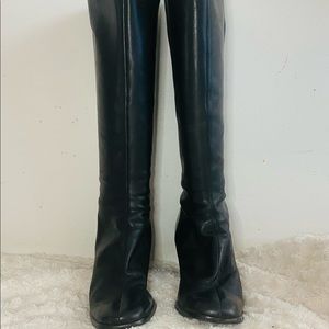 Vintage/Retro Genuine Leather Nine West knee high boots circa 1995